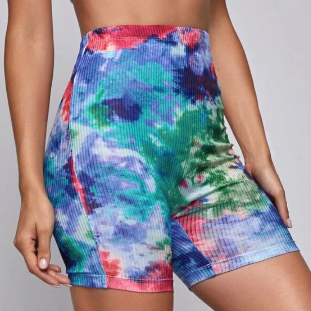 Small Tie Dye Biker Shorts
